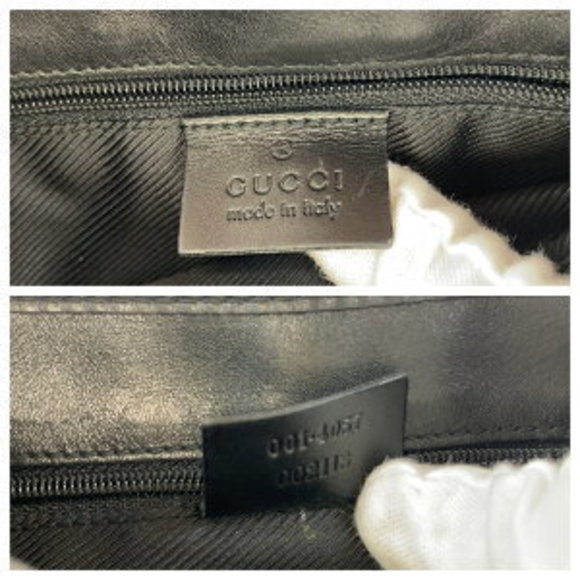 GUCCI Jackie Black GG Shoulder Bag - Picture 4 of 9